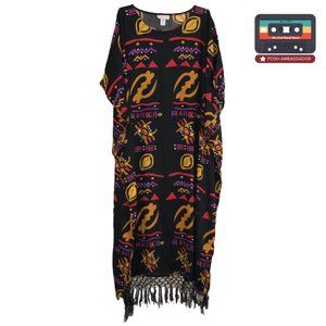 Caftan One Size Piece Cleopatra Closet 100% Rayon
